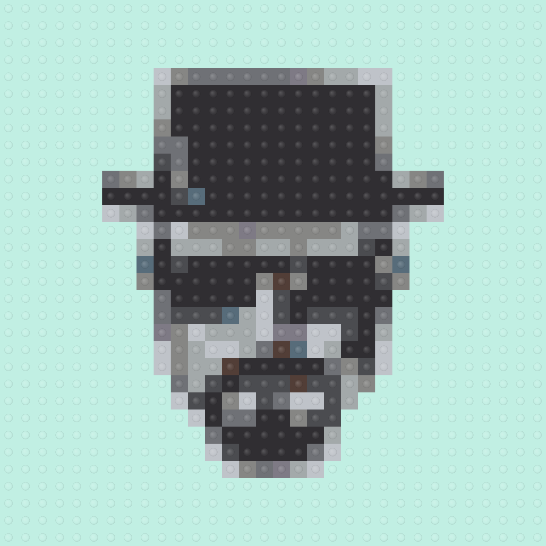 Heisenberg - Breaking Bad Inspired Brick Mosaic Art — Movie & Series brick art kit