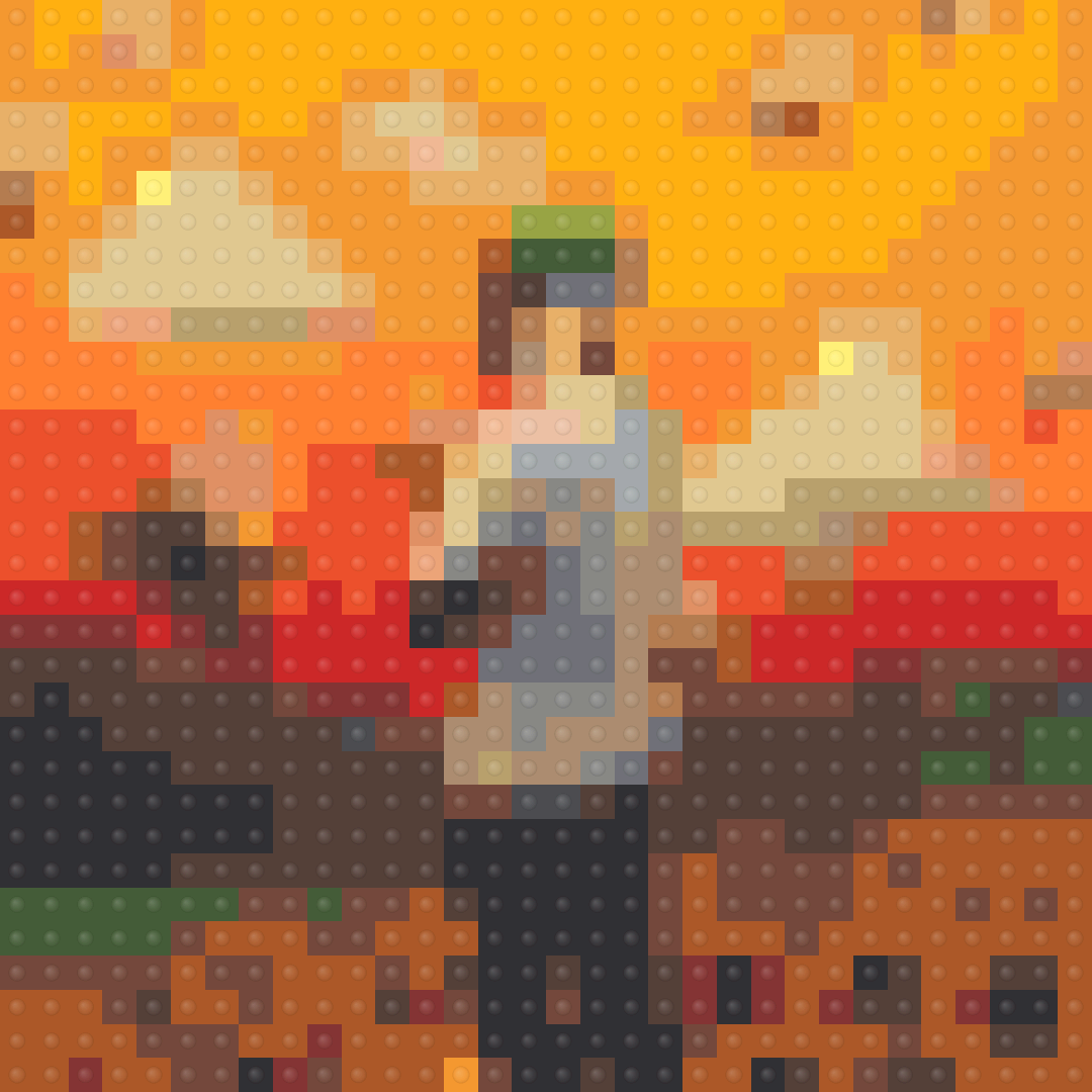 Flower Boy - Tyler Inspired Brick Mosaic Art — Music brick art kit