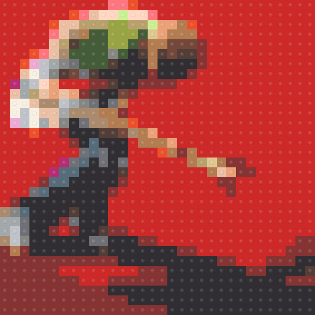 Scott Pilgrim vs. the World Inspired Brick Mosaic Art — Movie & Series brick art kit