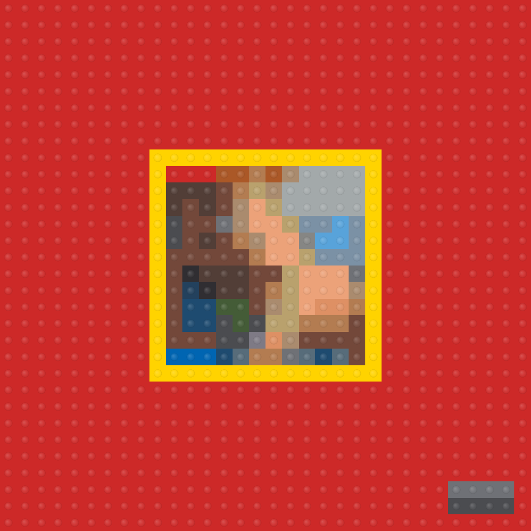 My Beautiful Dark Twisted Fantasy - Kanye West Inspired Brick Mosaic Art — Music brick art kit