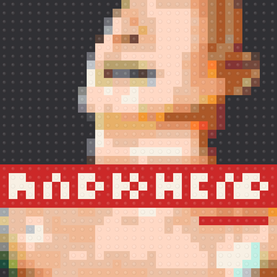 The Bends - Radiohead Inspired Brick Mosaic Art — Music brick art kit