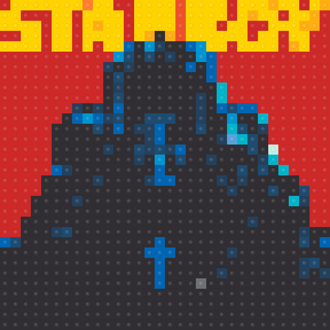 Starboy - The Weeknd Inspired Brick Mosaic Art — Music brick art kit