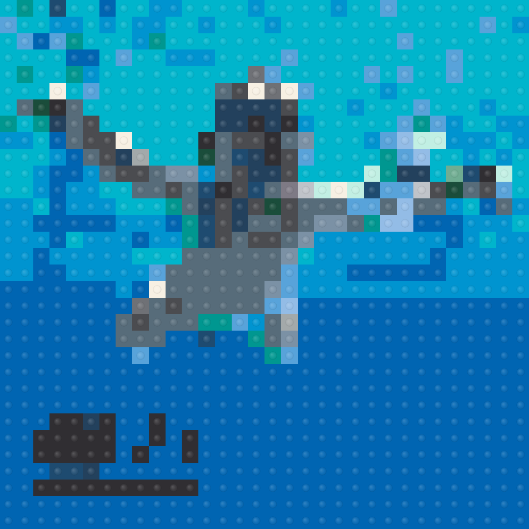 Nevermind - Nirvana Inspired Brick Mosaic Art — Music brick art kit