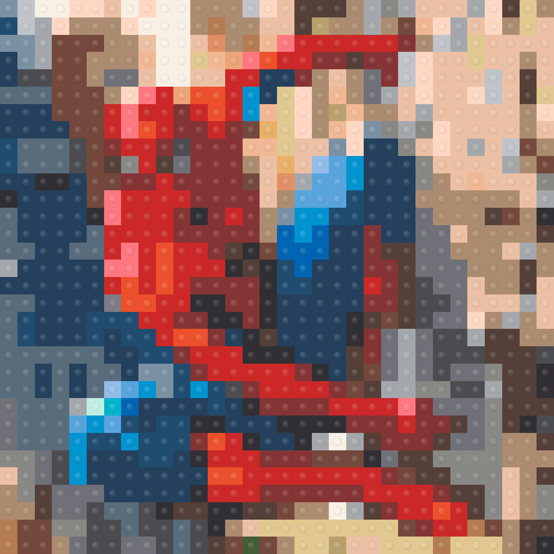 Spider Man - Brand New Day Inspired Brick Mosaic Art - 3 — Movie & Series brick art kit