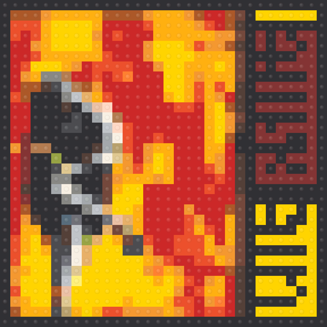 Use Your Illusion - Guns N' Roses' Inspired Brick Mosaic Art — Music brick art kit