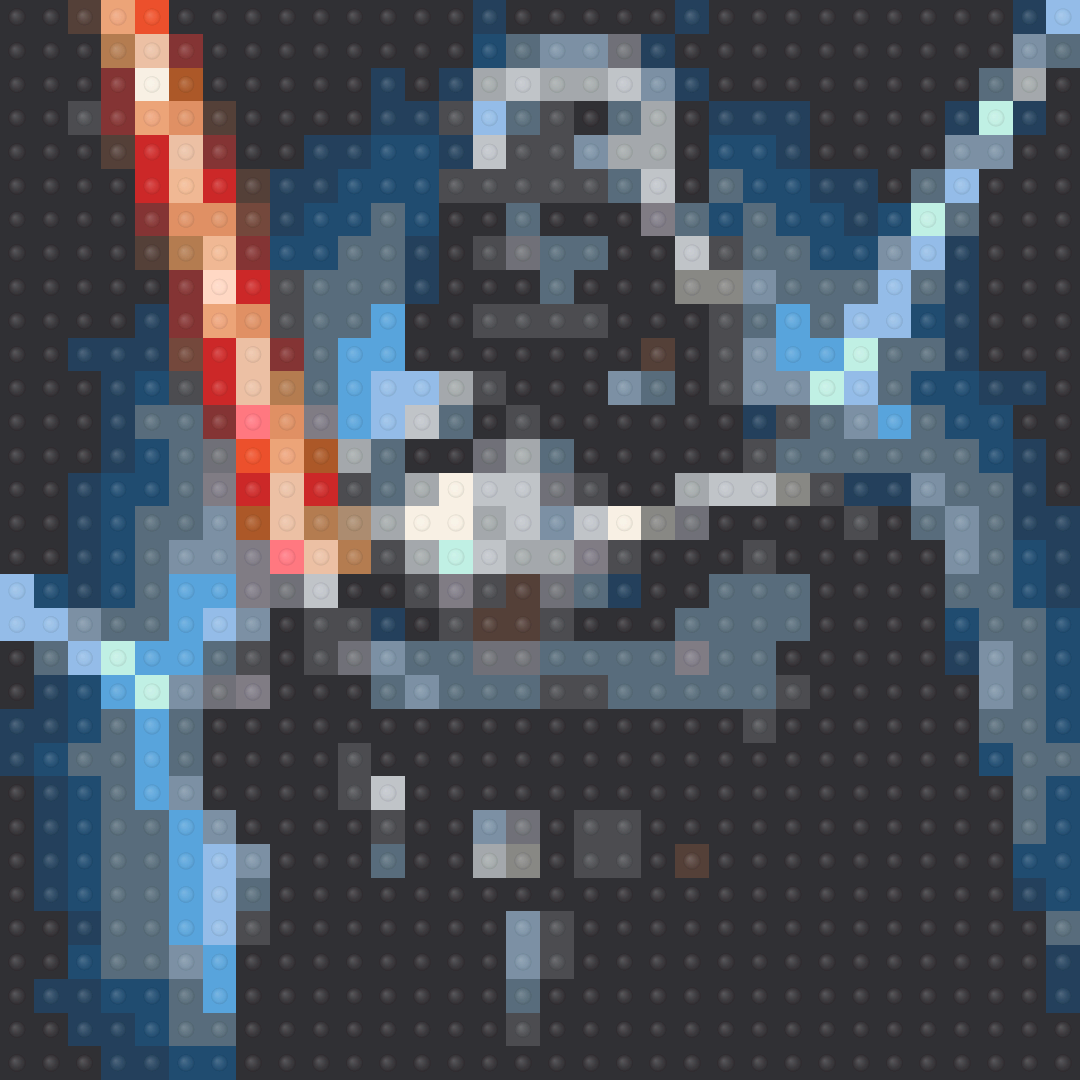 Darth Vader - Star Wars Inspired Brick Mosaic Art - 2 — Movie & Series brick art kit